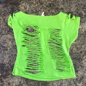 ZUMBA ripped top
